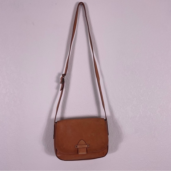 Frye Bags Frye Tan Leather Medium Sized Crossbody Purse Poshmark